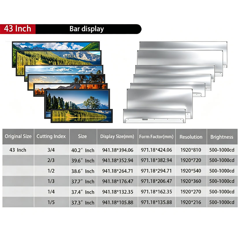 43 Inch Semi Outdoor Bar LCD for Digital Signage