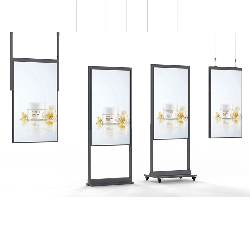 43~75 Inch Single/Double Sided Hanging High Brightness Window Display