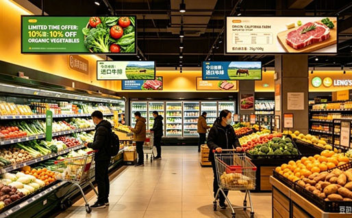 Top 5 Applications of Stretched Bar Displays in Supermarkets