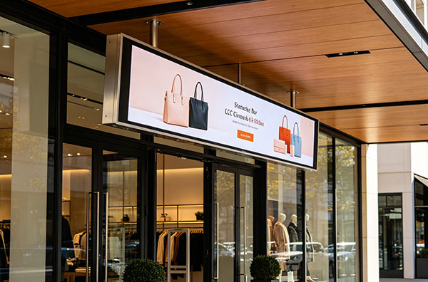 Stretched Bar LCD Displays for Semi-Outdoor Application