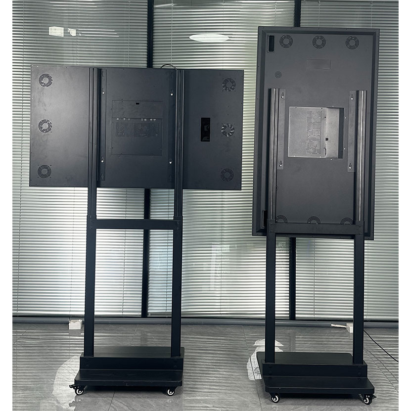 32~75 Inch Ultra High Brightness 12mm Bezel Digital Window Display